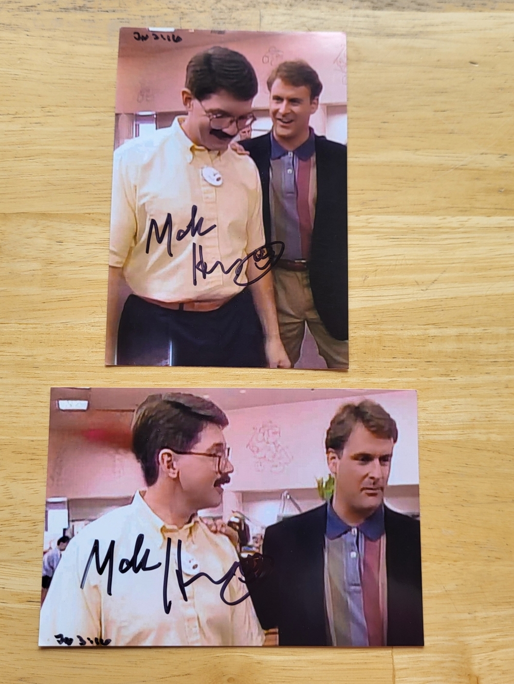 Mark Henn Disney Animator Full House Hand Signed 4x6 Autograph Photos